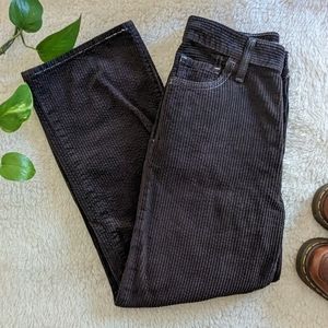 Levi's | 💜 | Ribcage Straight Ankle Eggplant Wide Wale Corduroy Pant